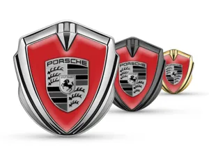 Porsche Insignias de Logo Coche Diseño Deportivo Alta Calidad